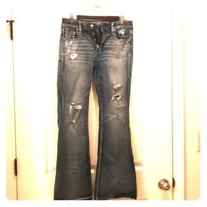 American Eagle Outfitters Boho Artist Flare Jeans